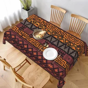 Nappe de table en tissu africain coloré