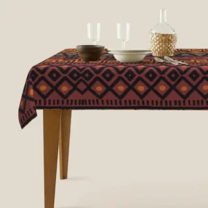 Nappe décorative en tissu africain pour table