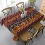 Chemin de table en tissu africain pour décoration