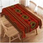 Nappe imprimée au motif africain coloré et élégant