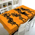 Nappe motif danseur africain pour une décoration authentique