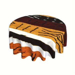 Nappe décorative africaine avec motifs traditionnels colorés