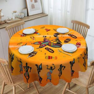 Nappe artisanale en tissus africains pour repas festifs