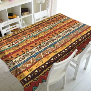 Nappe symbole africain pour une décoration table authentique