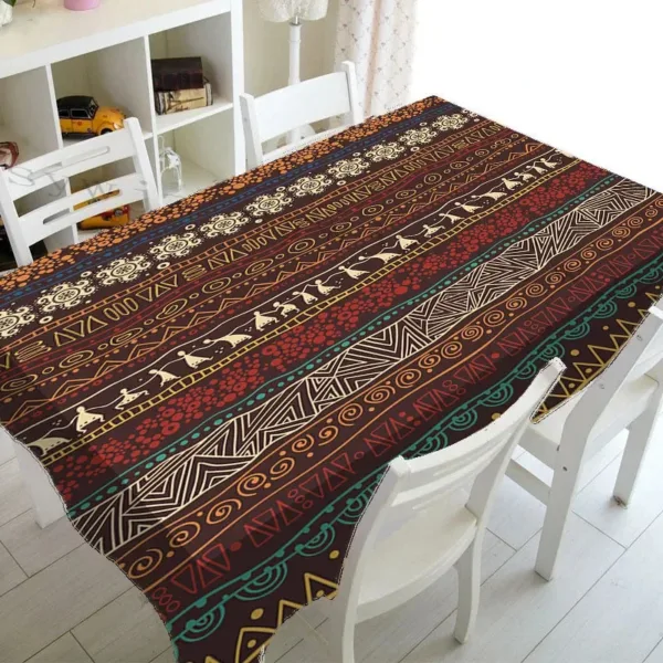 nappe-wax-africain-1 Nappe Wax Africain colorée et authentique pour décoration de table