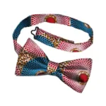 Noeud papillon en tissu africain coloré