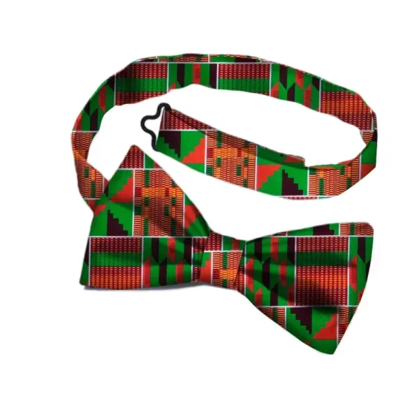 noeud-papillon-wax-kente-1 Nœud Papillon Kente en Wax coloré et élégant