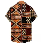 Chemise homme en pagne africain coloré
