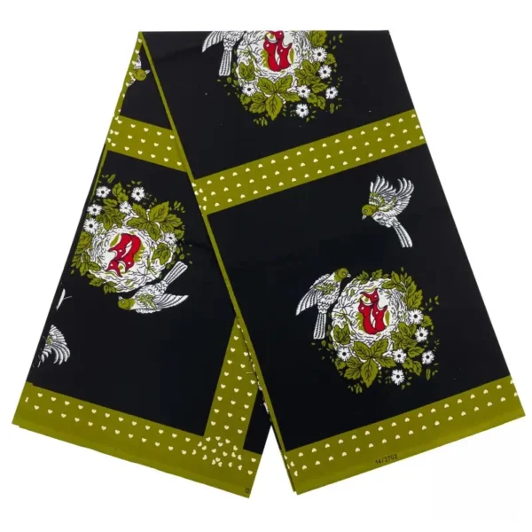Tissu Pagne Wax avec motifs abstraits et modernes
