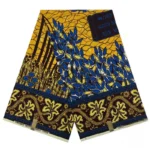 Tissu Africain Wax à motifs en relief