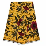 Pagne Wax à motifs colorés et