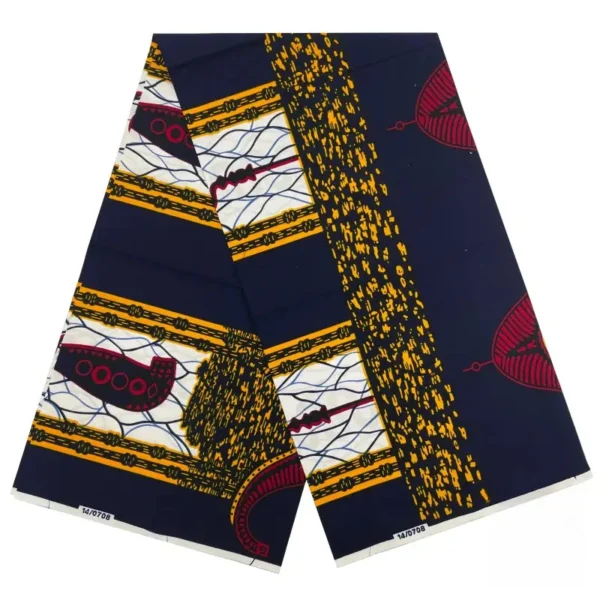Design artistique sur Pagne Wax africain