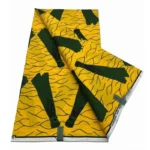 Tissu africain Wax avec impression graphique