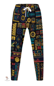 Pantalon en Coton avec motifs africains pour homme