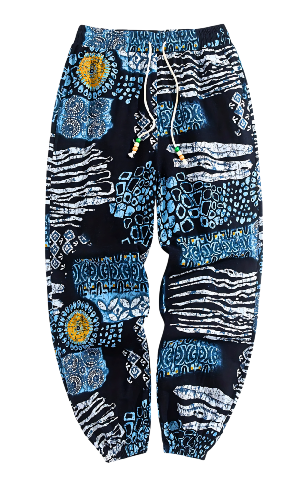 Pantalon homme en tissu africain pour l'été