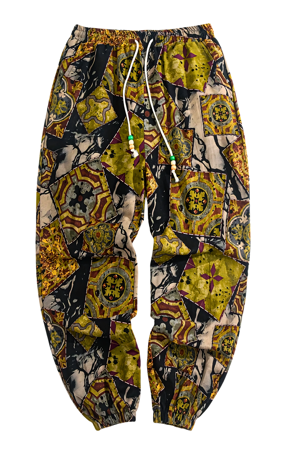 Pantalon Africain Homme Géométrique aux motifs modernes