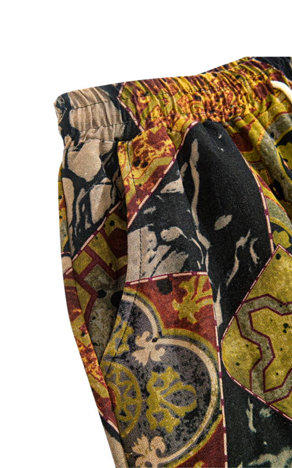 Pantalon géométrique pour homme, style africain unique