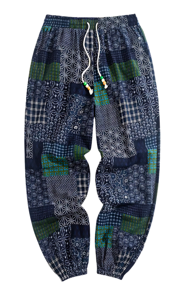 pantalon-africain-homme-large-1 Pantalon Africain Homme Large en tissu traditionnel