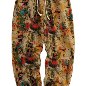 Pantalon Africain Homme en Wax coloré et stylé