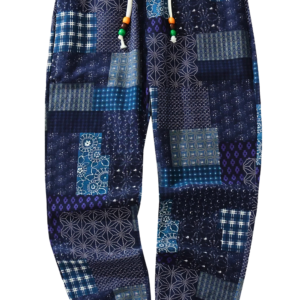 Pantalon africain en tissu imprimé pour homme