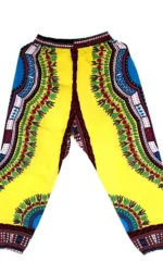 Pantalon africain coloré et stylisé