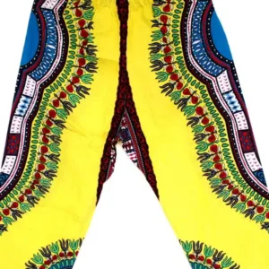 Pantalon africain coloré et stylisé