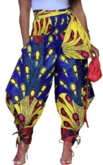 Pantalon Femme Motif Africain élégant et coloré