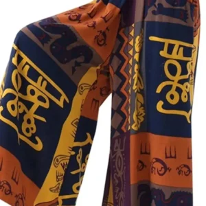 Pantalon africain féminin léger et élégant