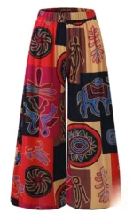 Vêtement femme à motif inspiré de la culture africaine