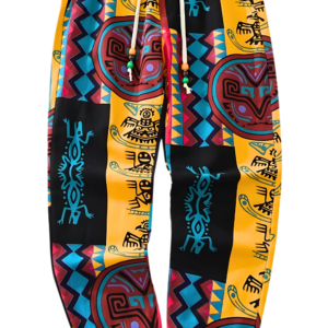 Pantalon fluide africain pour homme