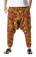 Pantalon homme design contemporain à motifs africains
