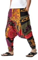 Pantalon africain homme design traditionnel vibrant