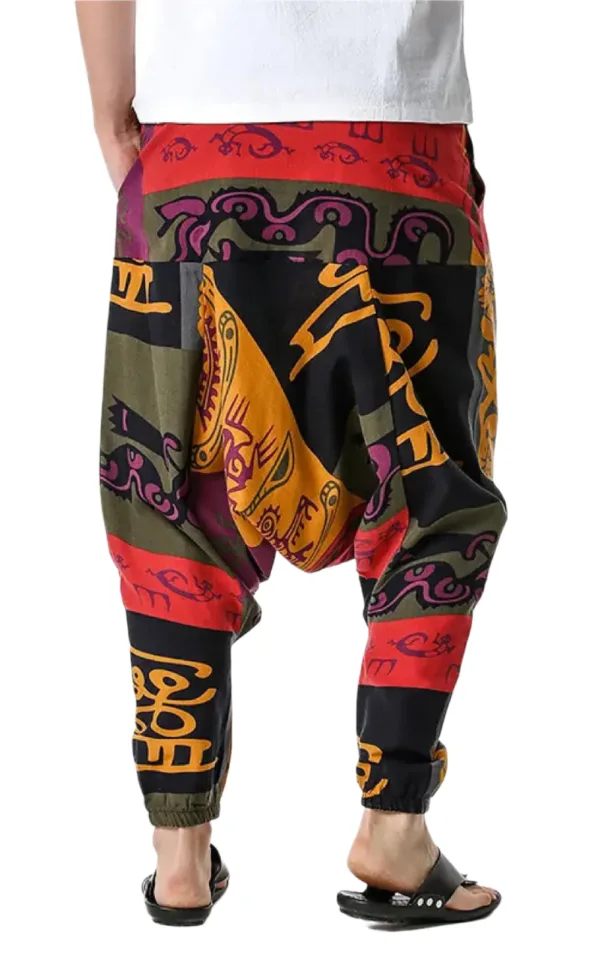 Pantalon homme avec imprimé africain unique