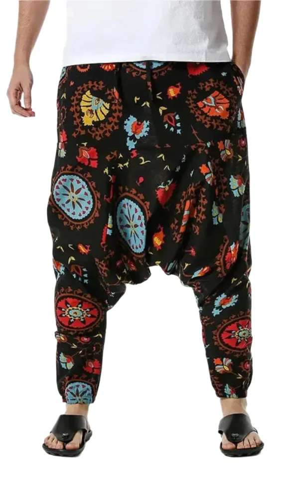 Pantalon homme imprimé culturel africain