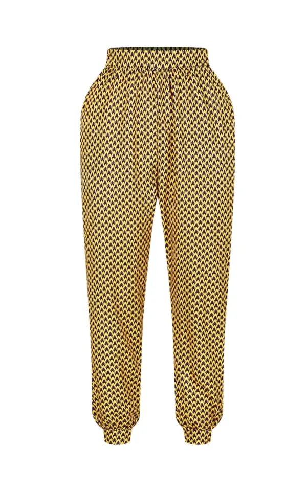 Pantalon africain femme avec motifs traditionnels