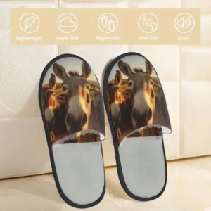 Chaussons culturels avec design âne