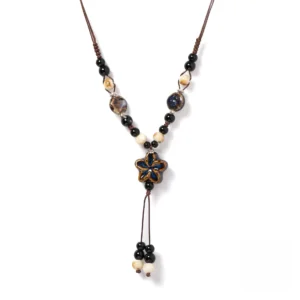 Pendentif africain en céramique "Étoile", design unique