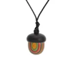 Accessoire africain en bois, forme élégante