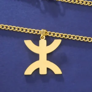 Collier ethnique inspiré de la culture berbère