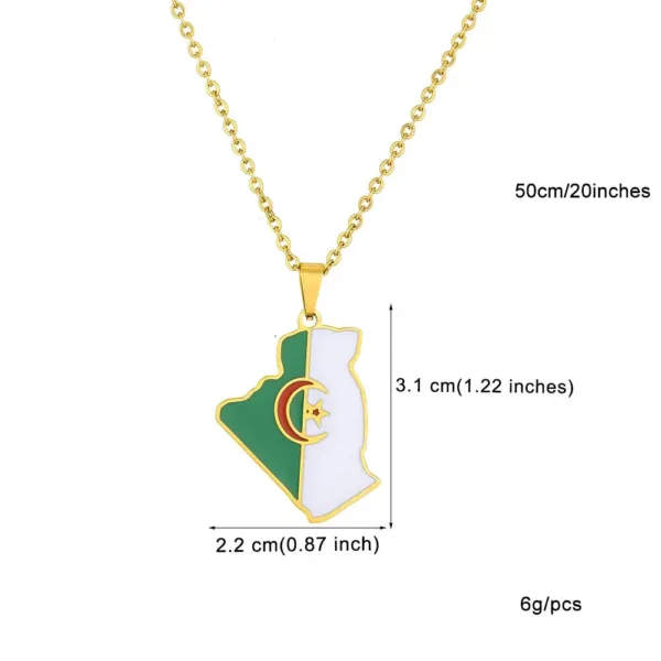 Bijou pendentif unique inspiré de l'Algérie