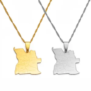 Accessoire unique représentant l'Angola en pendentif