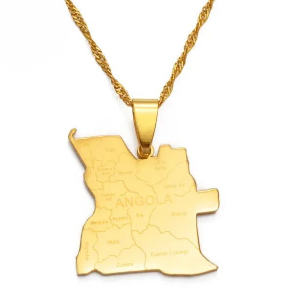 Pendentif original sur le thème de l'Afrique, Angola