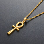 Pendentif Ankh avec motifs tribaux