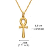 Pendentif Ankh traditionnel africain élégant