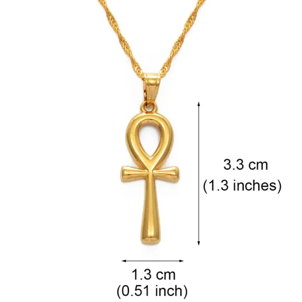 Pendentif Ankh traditionnel africain élégant