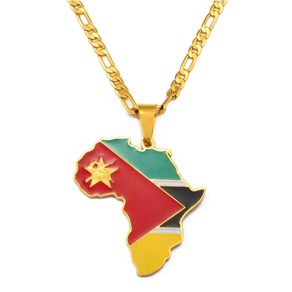 Quels matériaux sont couramment utilisés pour les pendentifs africains ?