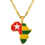 Pendentif drapeau Togo