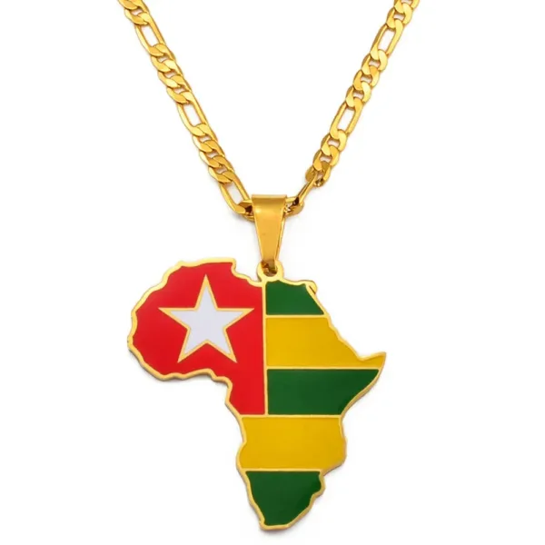 pendentif-drapeau-togo-1 Pendentif drapeau Togo