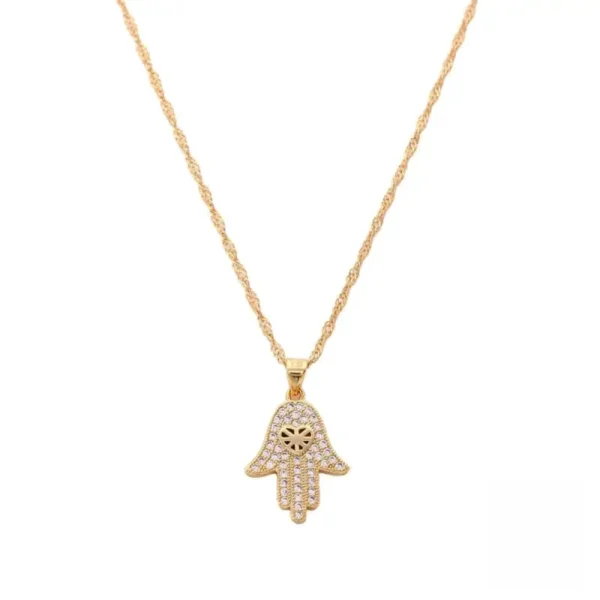 pendentif-or-afrique-main-fatma-1 Pendentif or Main Fatma Afrique, symbole de protection