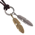 Cordon en cuir pour pendentif africain